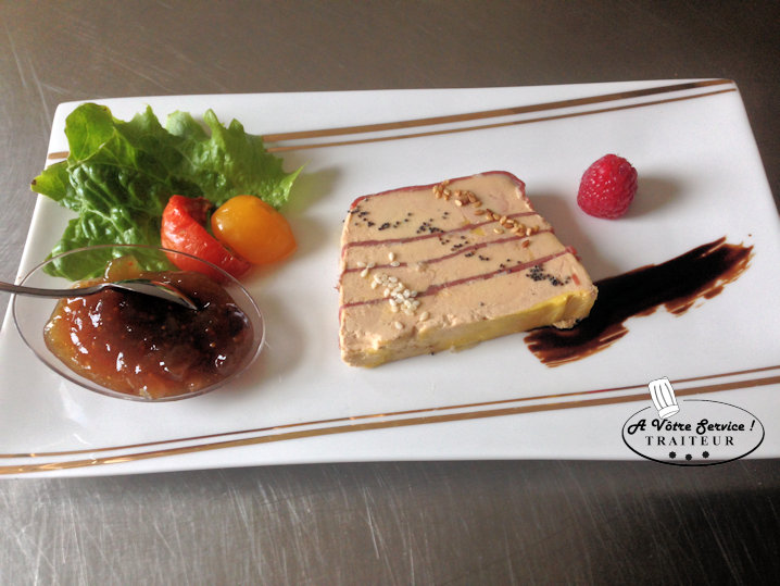 Coupe et présentation foie gras en marbre FM Professional 